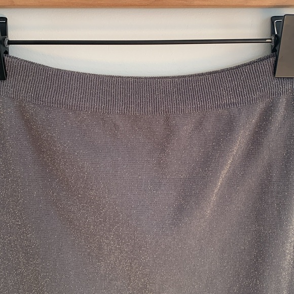 Intimately Free People Seamless Sparkle Tube Top Grey Metallic Shimmer - Picture 2 of 7